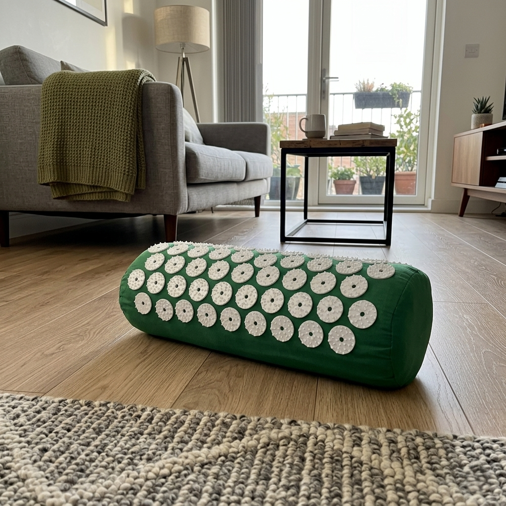 Acupressure Massage Pillow for Neck & Back Pain Relief, Stress Reduction and Deep Relaxation