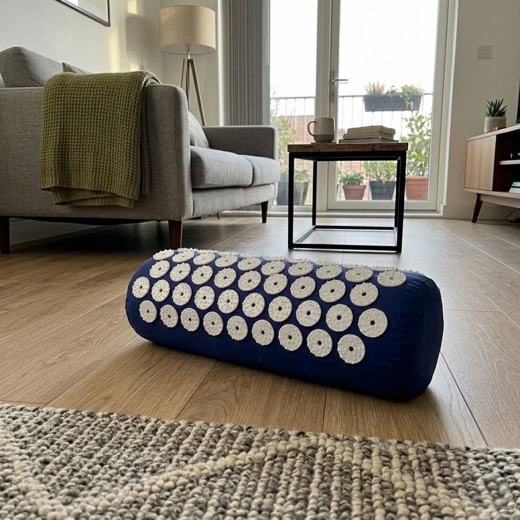 Acupressure Massage Pillow for Neck & Back Pain Relief, Stress Reduction and Deep Relaxation