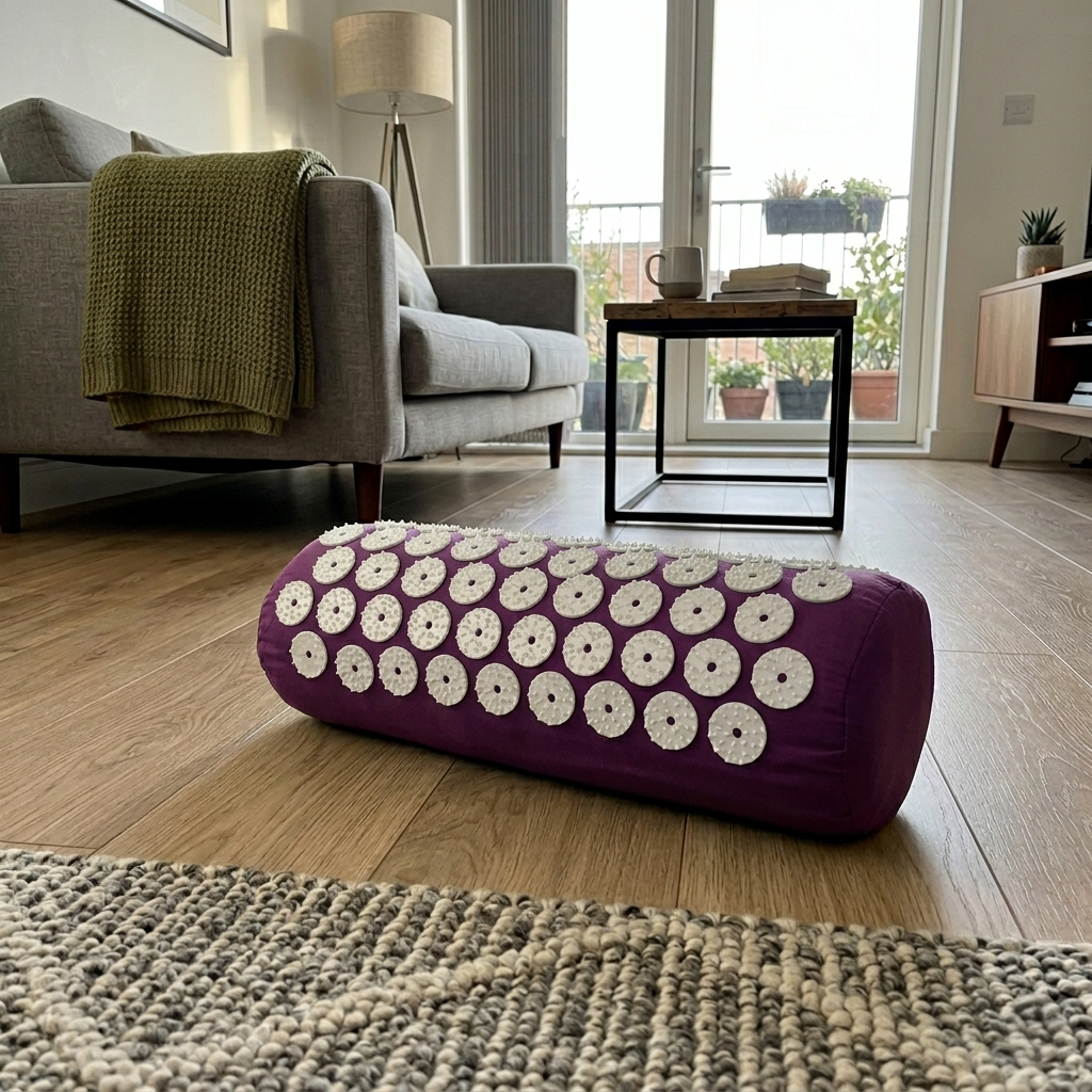 Acupressure Massage Pillow for Neck & Back Pain Relief, Stress Reduction and Deep Relaxation