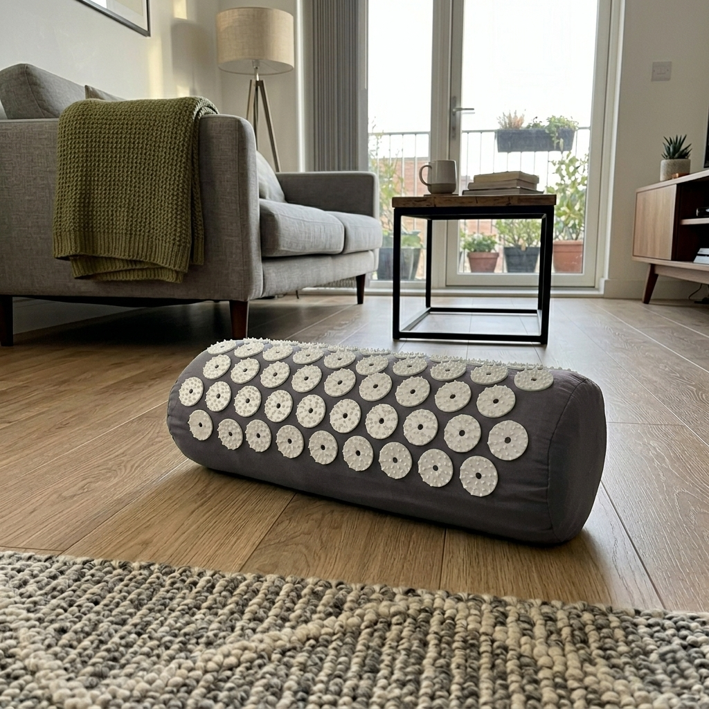 Acupressure Massage Pillow for Neck & Back Pain Relief, Stress Reduction and Deep Relaxation