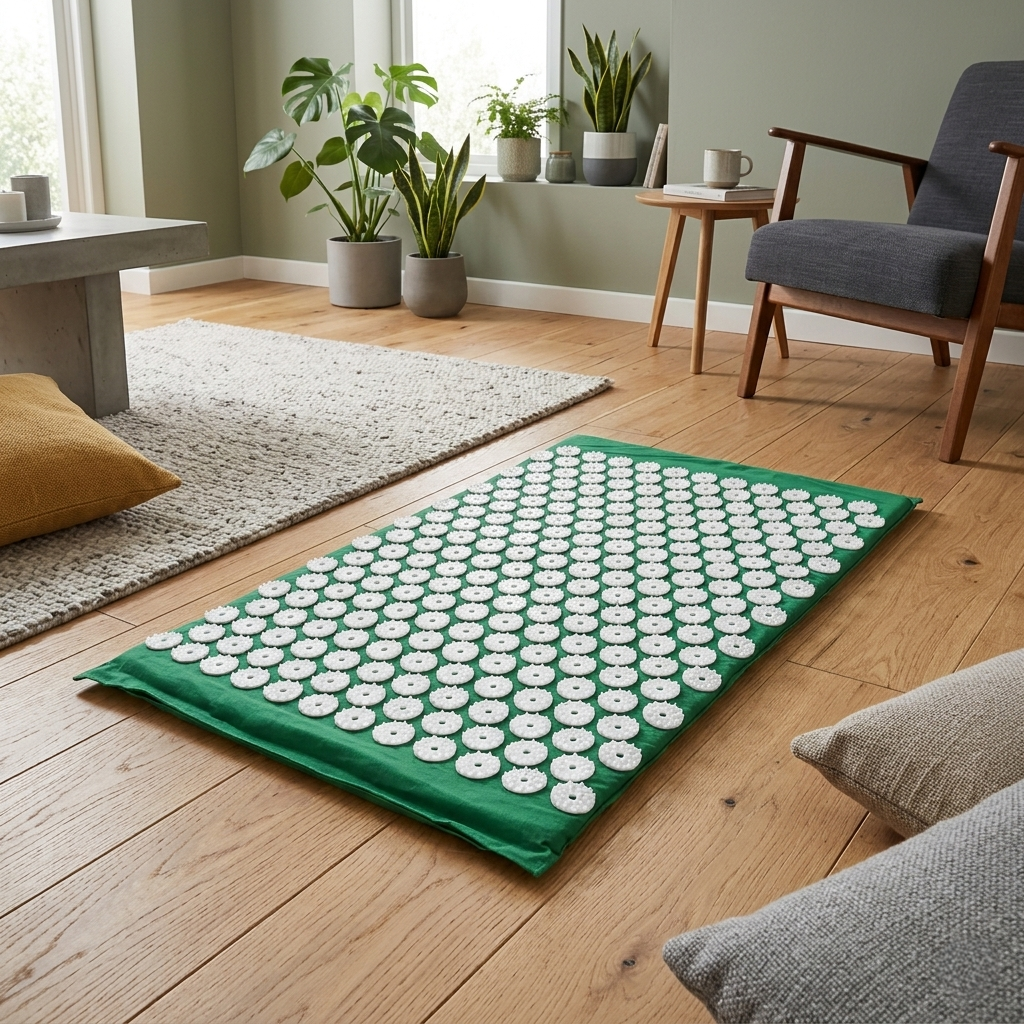Acupressure Massage Mat for Back & Body Pain Relief, Stress Reduction and Muscle Relaxation