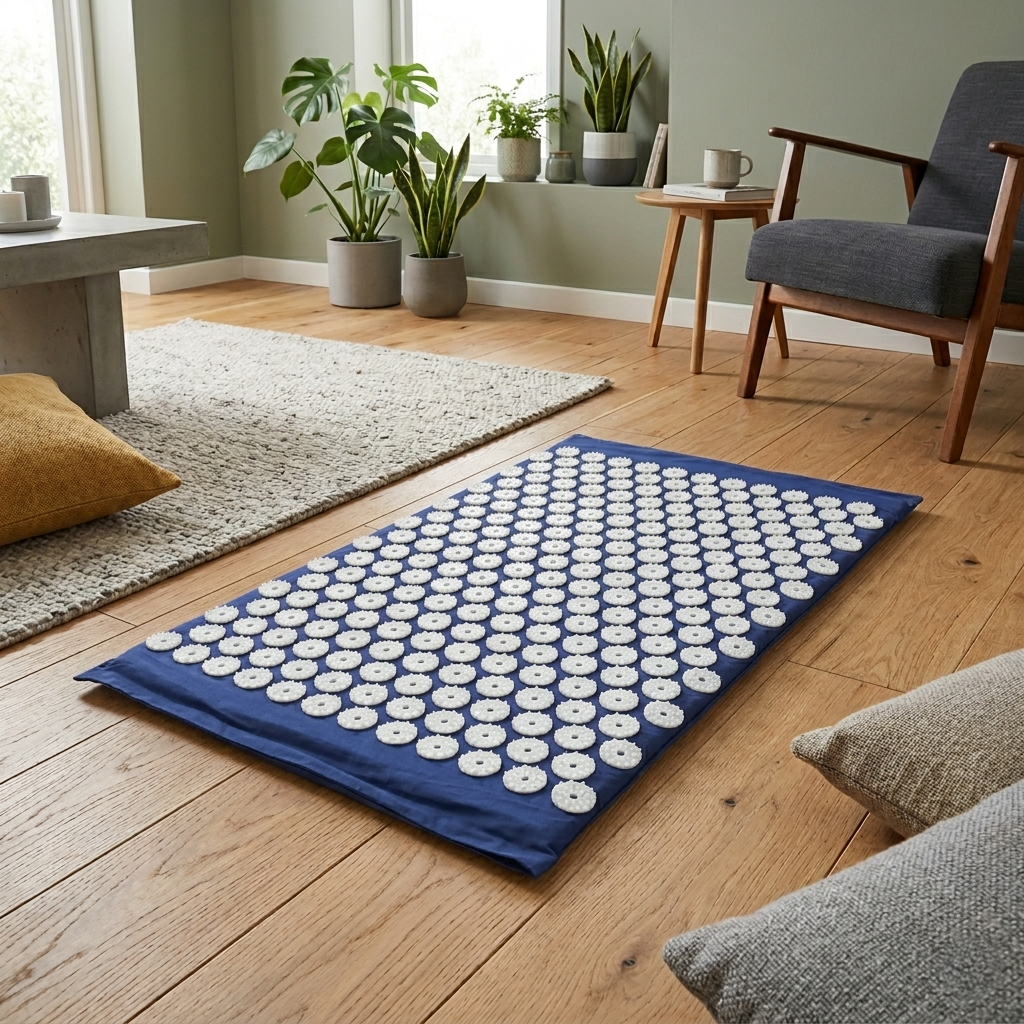 Acupressure Massage Mat for Back & Body Pain Relief, Stress Reduction and Muscle Relaxation