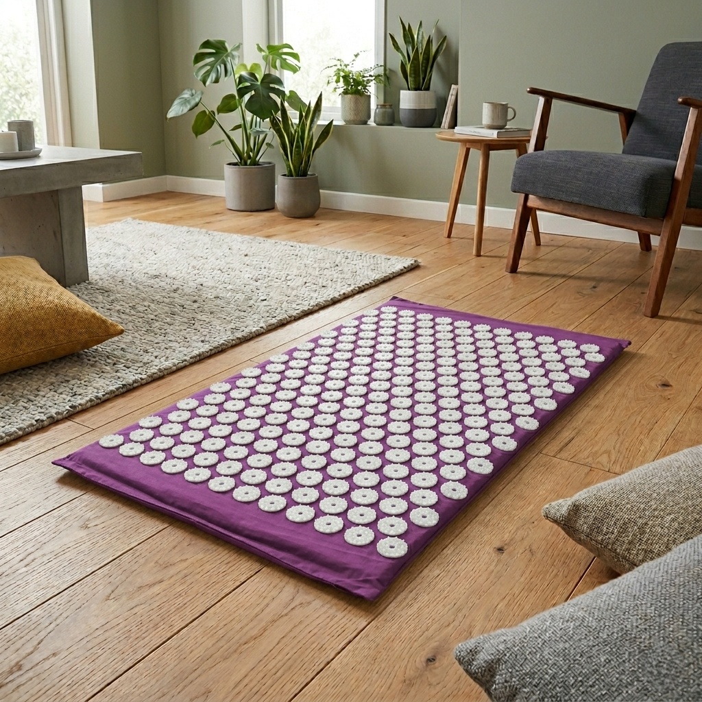 Acupressure Massage Mat for Back & Body Pain Relief, Stress Reduction and Muscle Relaxation
