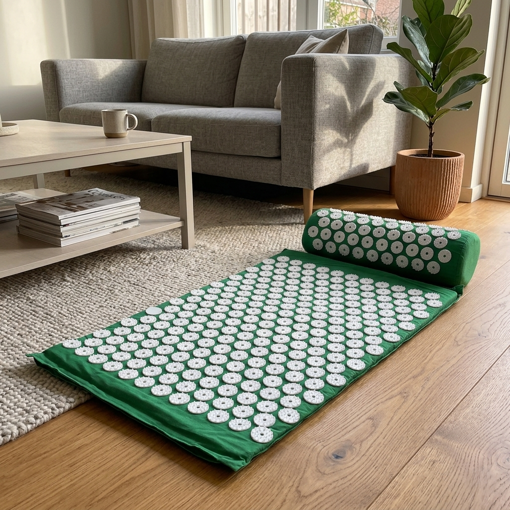 Acupressure Massage Mat & Pillow Set for Pain Relief, Stress Reduction and Full Body Relaxation